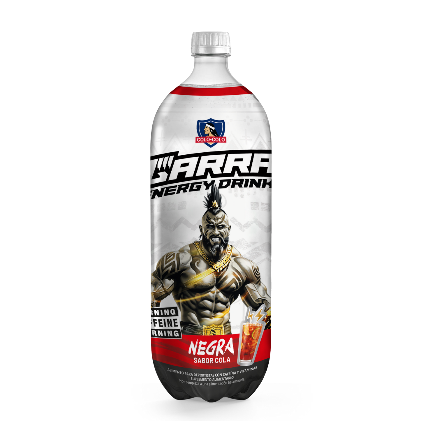 Pack 6 Botellas Garra Negra Sabor Cola 2 Litros